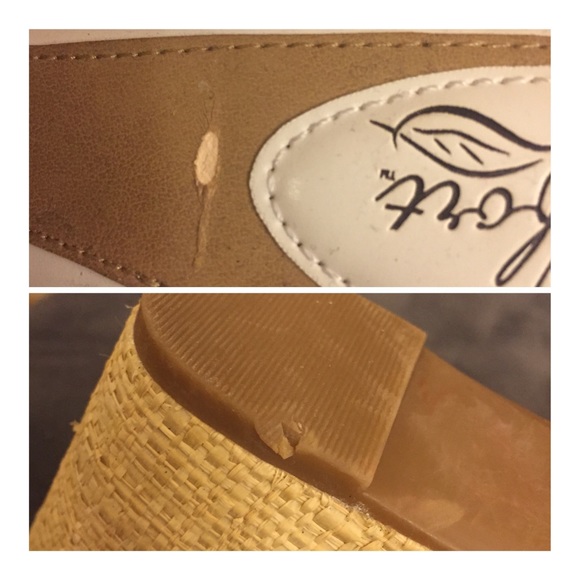 Strictly Comfort White Color Comfort Wedges 6 1/2M - Picture 8 of 8